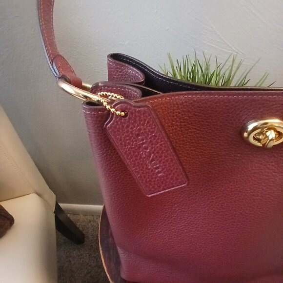 COACH pebbled leather Charlie bucket bag - Picture 3 of 9